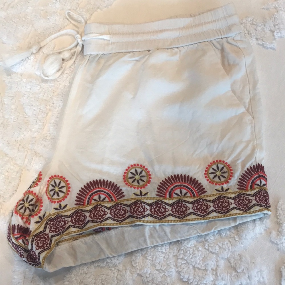 Loft linen shorts